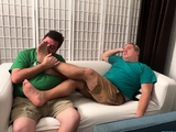 Chubby Nemo Helps His Master Matt Relax With Foot Worship