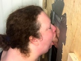 Glory hole with a big cock