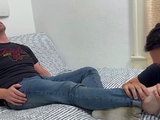 Dan Edwards Worship His Boyfriends Russ Big Feet