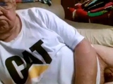 Daddy Strokes on Webcam