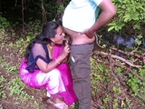 Real Outdoor Blowjob With Doggystyle Fucking Indian Sex