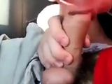 Young Blonde Gives Daddy Roadhead