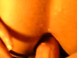 Amateur Cuckold Girl Takes Anal Creampie in Her Gaping Pussy