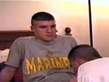 Real str8 tricked by jock for blowjob