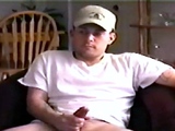 Str8 dude enjoys solo masturbating