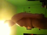 Chubby Guy Strokes Small Cock