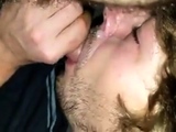 Bareback Amateur Takes Big Cock Bareback and Swallows