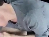 Big Cock Blowjob in the Car at a Public Park