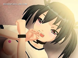 3d anime sex slave gets dripping...