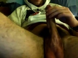 Big Cock Italian Guy Strokes on Webcam