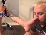 Sub Enjoys A Foot Sucking Session