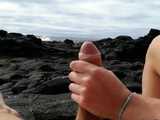 Public Beach Hardcore POV with Teen Amateur