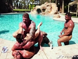 Poolside Orgy And DP Gangbang Sesh