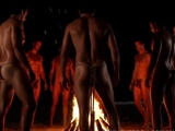 AI Guys Fuck And suck Around A Fire By ManyAMan