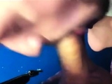 Public WC Blowjob by Amateur Cum Sucker