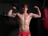 Muscular Czech Boy Jerks Off Big Cock