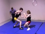 Master Watches His Subs Wrestling Naked