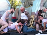TRAILERTRASHBOYS Orgy Session With Multiple Gays