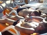 Daddies' Big Cocks Bulging in the Pool