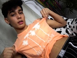 Hot Latino Boy with Big Cock gets Handjob By Stranger
