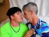 Hot Gays Kiss Tongue Tease