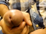 Big-Cock Daddy Masturbating at Work