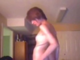 Crossdressing Twink on Webcam